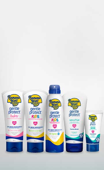 Aprovecha la diversión al aire libre con Banana Boat y su línea Gentle Protect, asegurando protección de amplio espectro que preserva la piel sensible de los rayos UV.