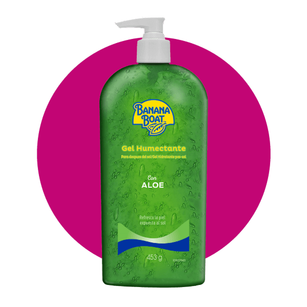 Te ayuda a reponer la humedad y refrescar la piel después de tomar el sol.